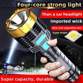 Outdoor Portable Flashlight  Home Built-in Battery Rechargeable Multi-function-TI00759-Veeddydropshipping